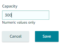 Order Handling Capacity Setting Image